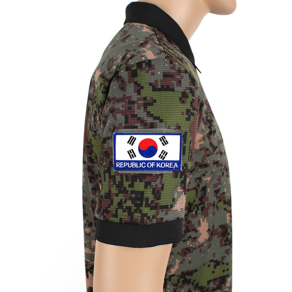 태극기약장 Republic of Korea 컬러 (벨크로) 군인 군용 패치
