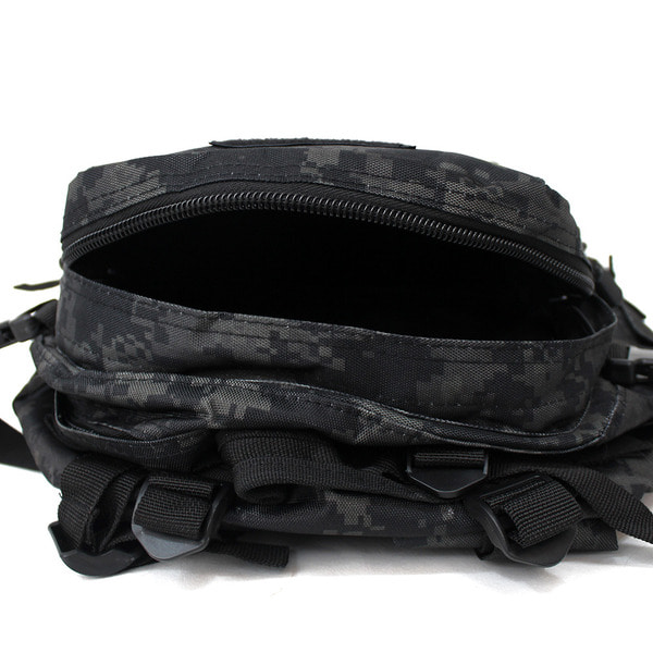 더블 전술 백팩 45L 검정디지털 / 군용 군인가방