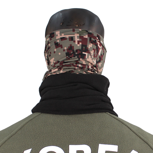 디지털 방한 이중 버프 / 군인 군용 마스크