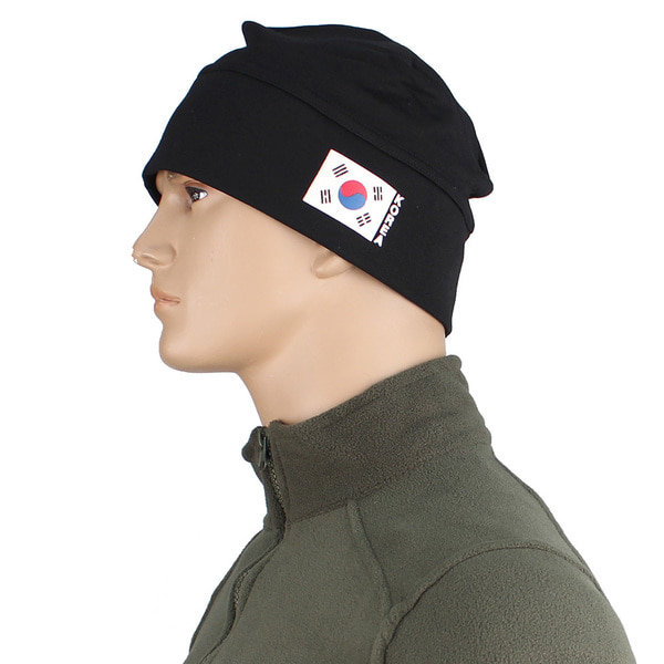 컴프레션 스판비니 육군 ROKA 군인 군용 모자 동계작전모