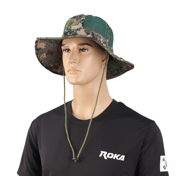 고급 망사 방수 디지털 정글모 / 군인 군용 모자