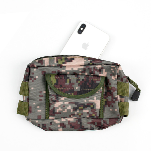 디지털 핸드폰 파우치 군인 군용가방 보조가방