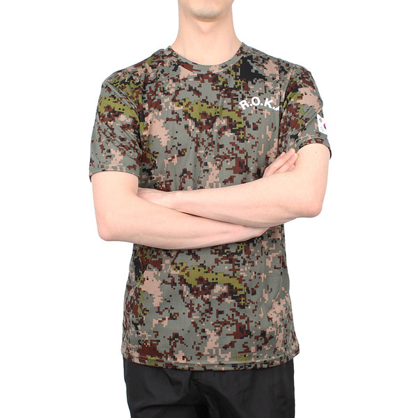 쿨드라이 ROKA 로카반팔티 디지털 로카티 군인 군용 군대 티셔츠