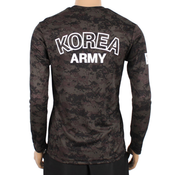 쿨론 스포츠웨어 ROKA 로카긴팔티 검정디지털 로카티 군인 군용 군대 티셔츠