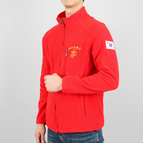 고급 해병대 로카후리스 포켓형 빨강 군인 군용 재킷