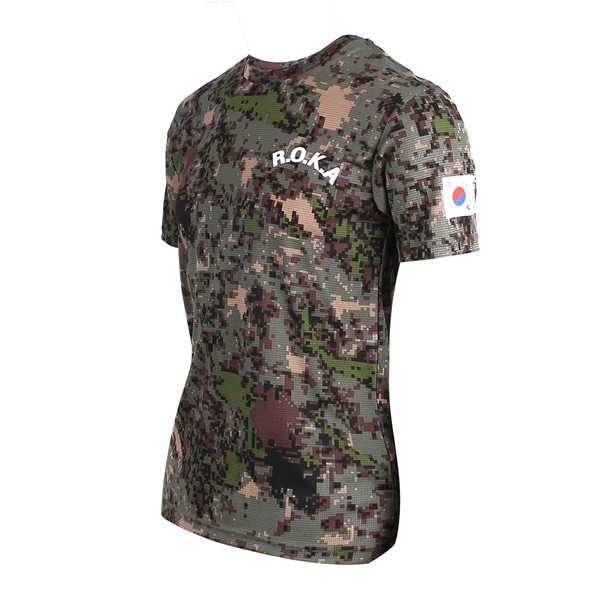 쿨론 스포츠웨어 ROKA 로카반팔티 디지털 로카티 / 군인 군용 군대 티셔츠