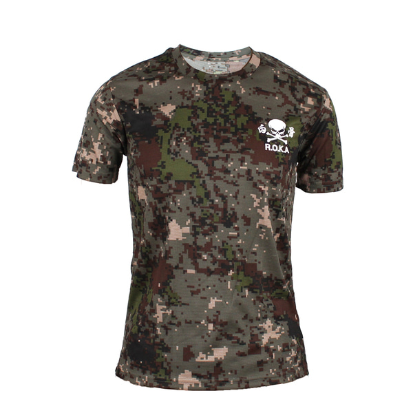 쿨론 백골 ROKA 로카반팔티 디지털 로카티 / 군인 군용 군대 티셔츠