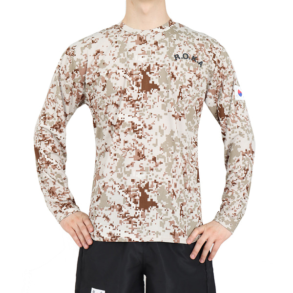 쿨론 스포츠웨어 ROKA 로카긴팔티 ACU 로카티 / 군인 군용 군대 티셔츠