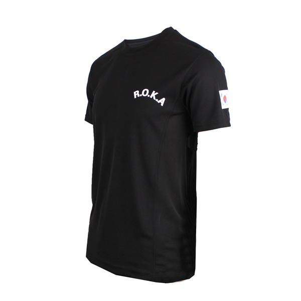 실버 3D ATB-UV ROKA 로카반팔티 검정 로카티 / 군인 군용 군대 티셔츠