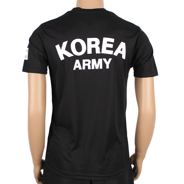 쿨론 스포츠웨어 ROKA 로카반팔티 검정 로카티 군인 군용 군대 티셔츠
