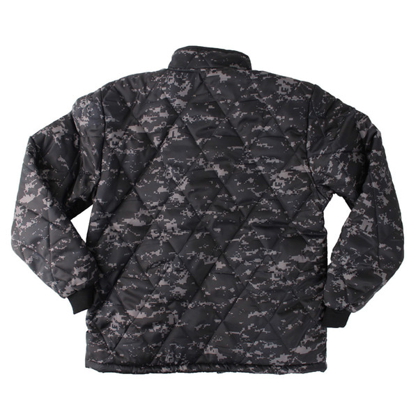 e편한 발열깔깔이 검정디지털 차이나넥 군인 군대 군용깔깔이