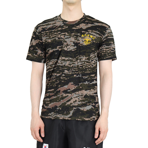 쿨론 ROKMC 해병대 디지털  군인 군용 티셔츠