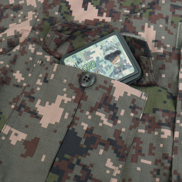 4색 군인 위장크림 그레이트 카모 컴팩 군대 훈련소 입대 준비물