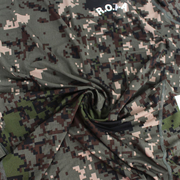 쿨론 ATB UV+ 실버 로카 래쉬가드 긴팔 디지털   군인 군용 티셔츠