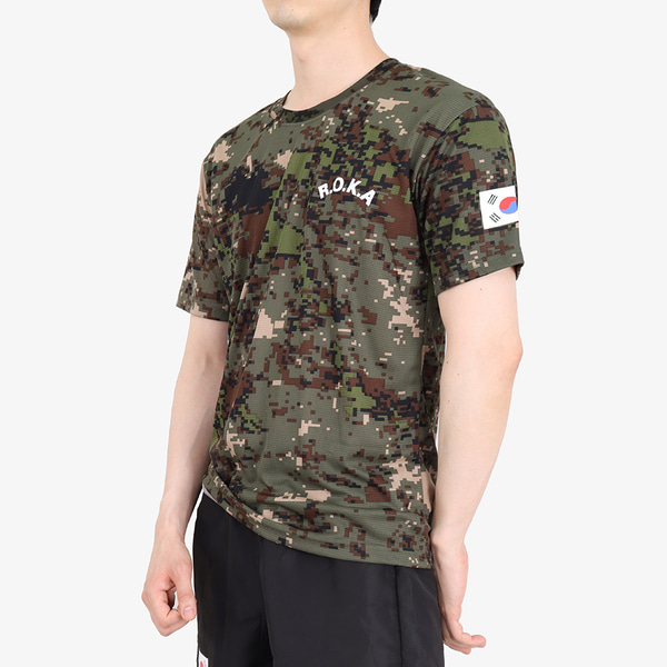 쿨론 스포츠웨어 ROKA 로카반팔티 디지털 로카티 군인 군용 군대 티셔츠