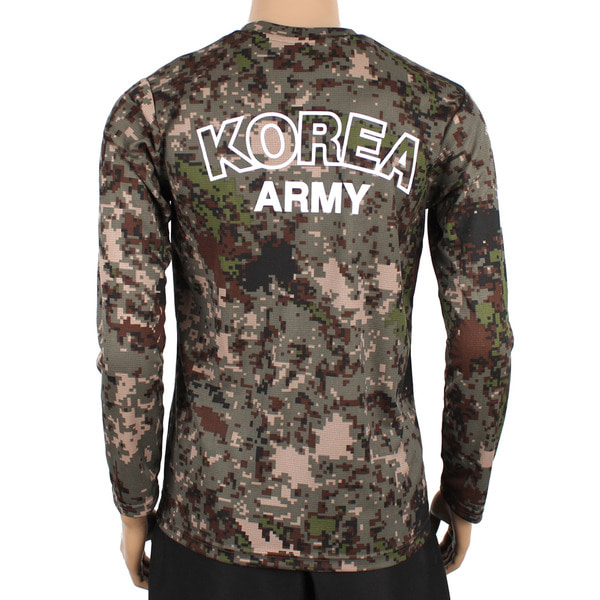 쿨론 백골 ROKA 로카긴팔티 디지털 로카티 군인 군용 군대 티셔츠