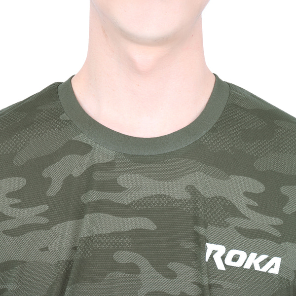 쿨론 ROKA 로카티 반팔 멀티캠 카키 육군 군인티셔츠