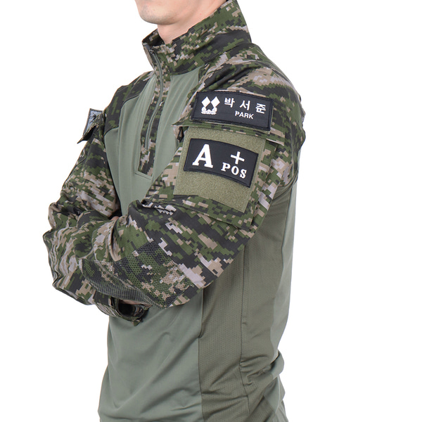 전술 컴뱃셔츠 긴팔 해병대 디지털 밀리터리 택티컬 군인 군용티