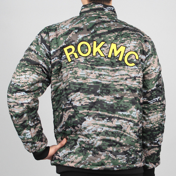 e편한 발열깔깔이 ROKMC 해병대디지털(자수) 차이나넥 군인 군대 군용깔깔이