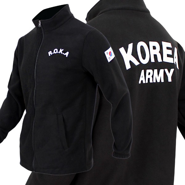 기모 ROKA 로카후리스 실리콘나염 군인 군용 재킷